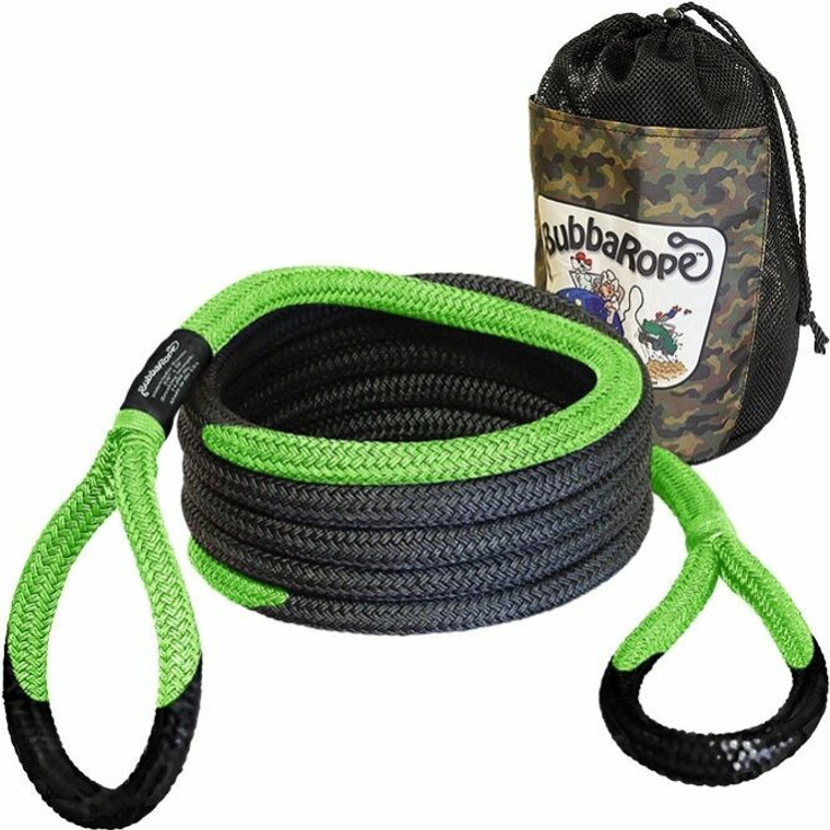 Bubba Ropes - 5/8" X20' Sidewinder Utv Recovery Rope Green Eyes - 176653GR