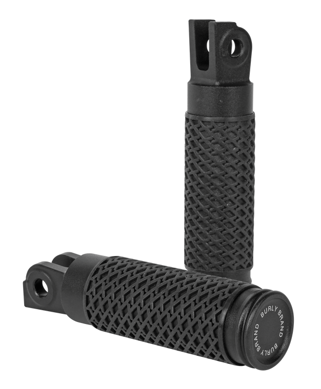 Burly Brand - Slash Cut Foot Pegs Black - B13-1204B