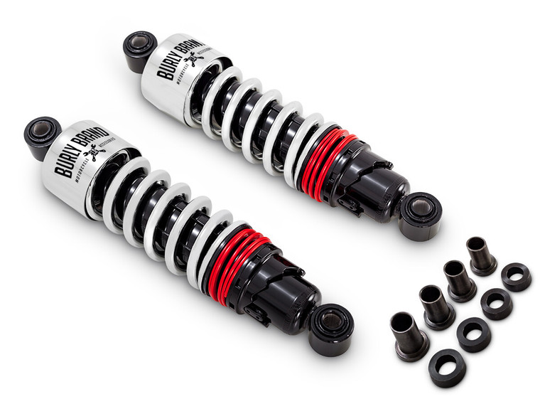 Burly Brand - Slammer Plus Shocks 11.5" Chrome Xl 04-22 - B28-1206