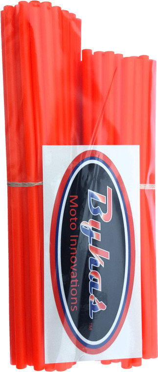 Bykas - Spoke Wraps Neon Orange 72/pk 21"/19" - SN-O