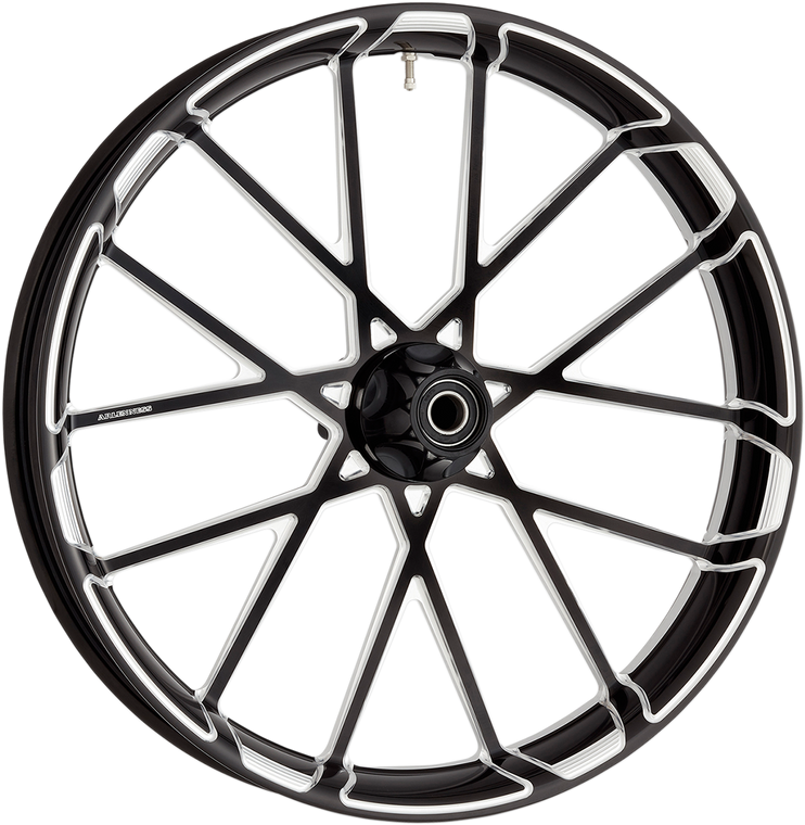 Arlen Ness - Wheel - Procross - Front/Dual Disc - With ABS - Black - 21"x3.50" - Procross Forged Aluminum Wheel - 10101-204-6008 Arlen Ness - Wheel - Procross - Front/Dual Disc - With ABS - Black - 21"x3.50" - Procross Forged Aluminum Wheel - 10101-204-6008