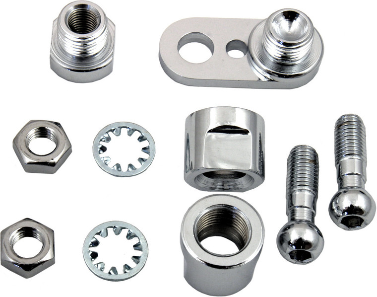 Chris Products - Swivel Kit Front Turn Signals Chrome - 8185