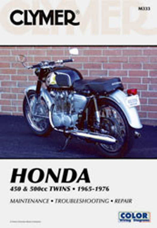 Clymer - Repair Manual Hon Cb450/500t - CM333 Clymer - Repair Manual Hon Cb450/500t - CM333