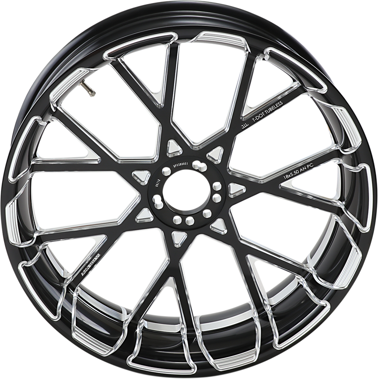 Arlen Ness - Rim - Procross - Rear - Black - 18"x5.50" - Procross Forged Billet Rim - 71-502