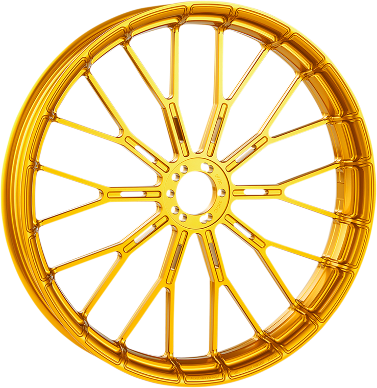 Arlen Ness - Rim - Y-Spoke - Front - Gold - 21"x3.50" - Y-Spoke Rim - 71-547