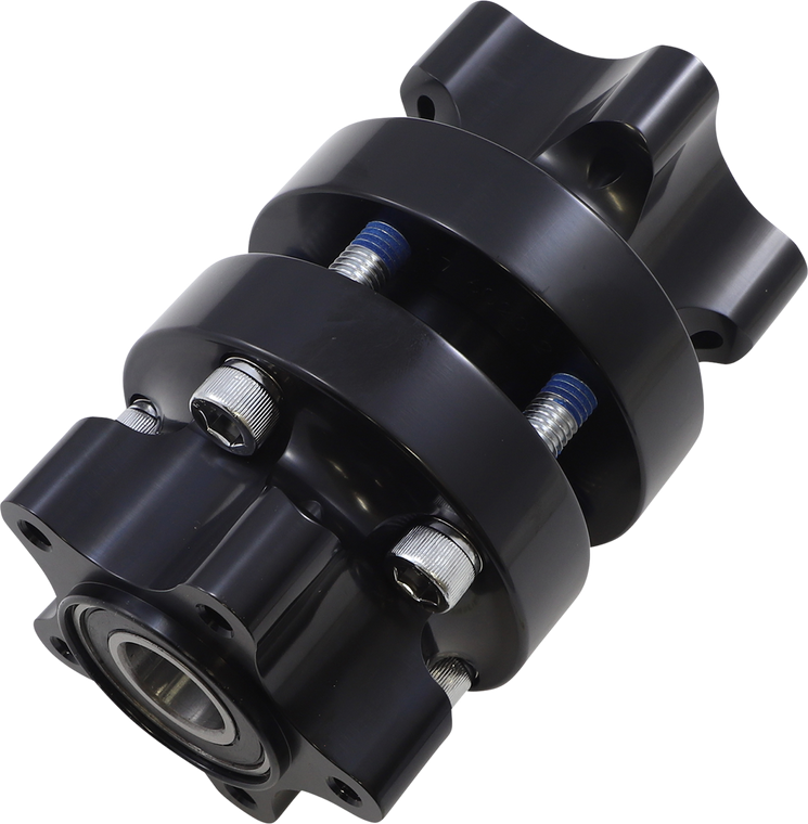 Arlen Ness - Hub - Dual Disc - Front - Black - '00-'07 FLT - Cartridge Hub - 71-604