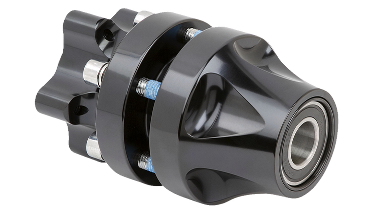 Arlen Ness - Hub - Single Disc - Front - Black - Cartridge Hub - 71-648 Arlen Ness - Hub - Single Disc - Front - Black - Cartridge Hub - 71-648