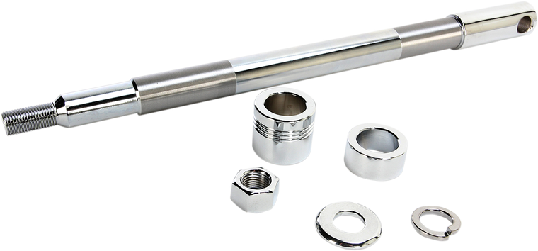 Drag Specialties - Axle Kit - Front - Chrome - Chrome Axle Kit - 16-0307NU