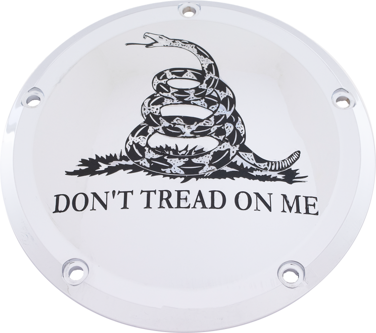 Custom Engraving - 7   Tc Derby Cover Don't Tread Chrome - PATR08-12