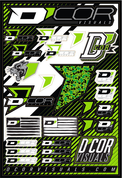 D-cor - Logo Decal Sheet 12"x18" - 40-90-106