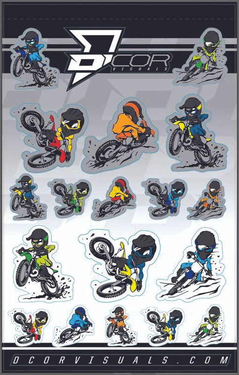 D-cor - Kids Charicature Decal Sheet 4 Mil - 40-90-115