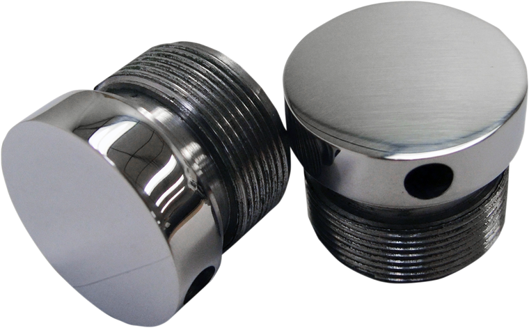 La Choppers - Flush-Mount Fork Cap - Polished - 39 mm - Flush-Mount Fork Caps - LA-7504-39