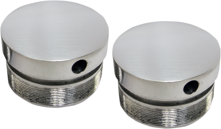 La Choppers - Flush-Mount Fork Cap - Polished - 49 mm - Flush-Mount Fork Caps - LA-7504-49