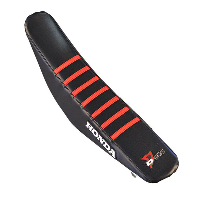D-cor - Seat Cover Black W/red Ribs Hon - 30-10-500