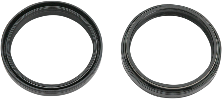 Parts Unlimited - Fork Seals - 50 mm ID x 59.6/60 mm OD x 7/10.5 mm T - Front Fork Seals - PUP40FORK455077