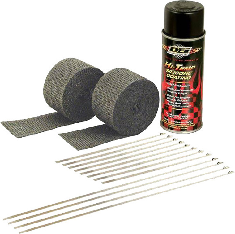 Dei - Exhaust Pipe Wrap Kit Black Wrap W/black Coating - 901330 Dei - Exhaust Pipe Wrap Kit Black Wrap W/black Coating - 901330