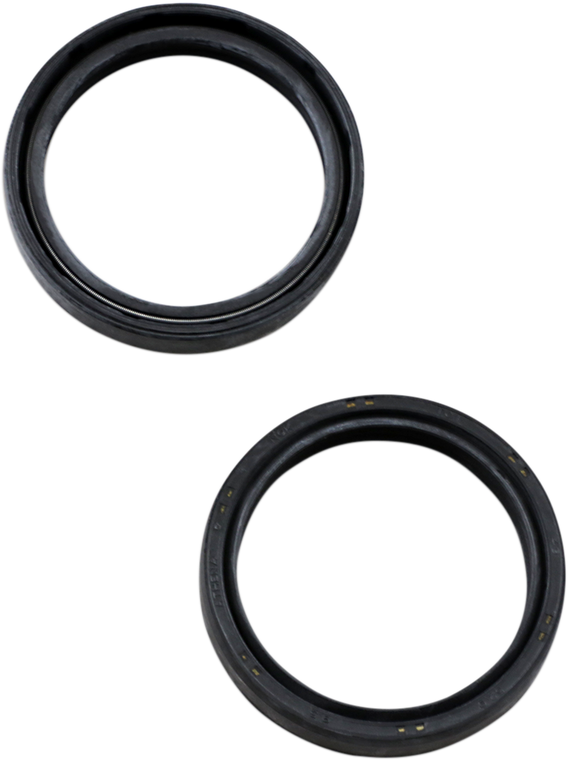 Parts Unlimited - Fork Seals - 43 mm ID x 52 mm OD x 9.5 mm T - Front Fork Seals - PUP40FORK455127