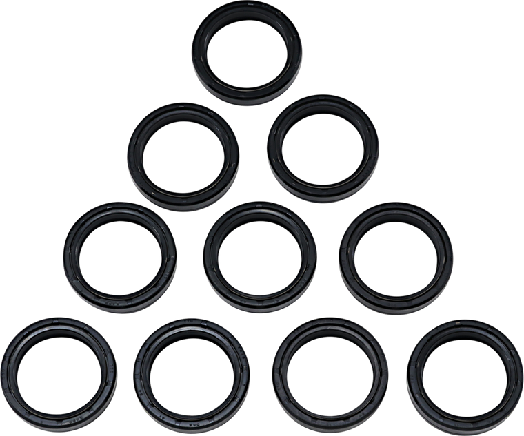 Drag Specialties - Fork Oil Seals - 41 mm - Showa Forks - 10-Pack - Fork Seals/Dust Seals 10-Pack - 55-119-10
