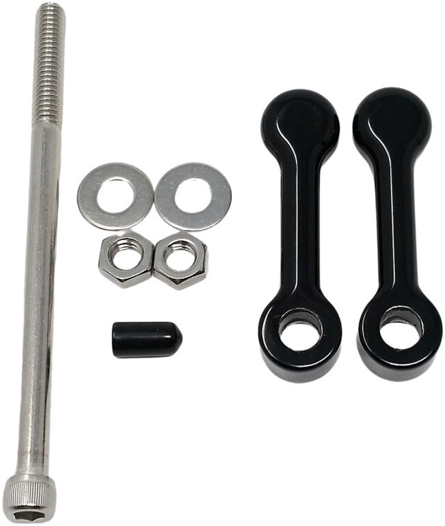 Dk Custom Products - Billet Tank Lift Kit 2" `04-up Xl Powder Coat Blk - DK-SPT-TLK-2