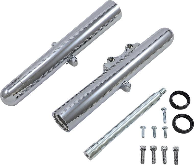 Arlen Ness - Hot Legs Fork Legs - Custom Single Disc - Smooth - Chrome - '08-'13 - Hot Legs Fork Leg  Smooth - 06-520 Arlen Ness - Hot Legs Fork Legs - Custom Single Disc - Smooth - Chrome - '08-'13 - Hot Legs Fork Leg  Smooth - 06-520