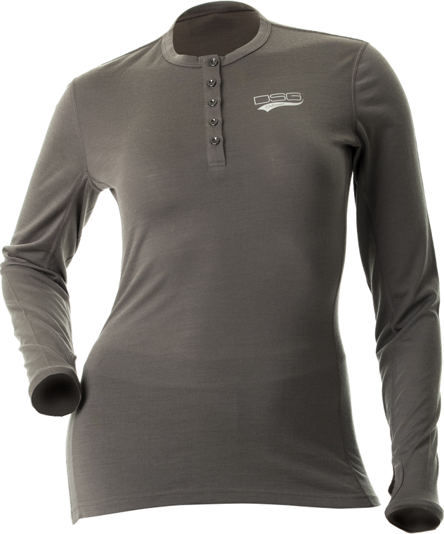 Dsg - Merino Wool Base Layer Shirt Grey 2x - 45218 Dsg - Merino Wool Base Layer Shirt Grey 2x - 45218
