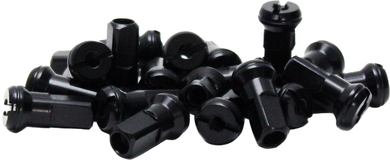 Dubya - Spoke Nipples Black - 98-611B