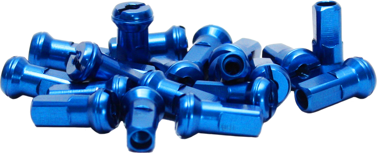 Dubya - Spoke Nipples Blue - 98-611D