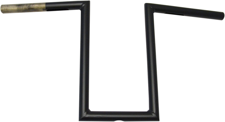 La Choppers - Handlebar - Narrow Z - 12" - Flat Black - Narrow-Z Old School Handlebar - LA-7380-12M