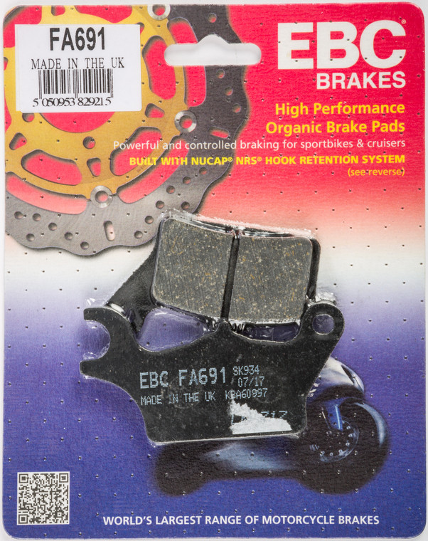 Ebc - Brake Pads Front - FA691
