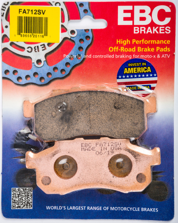 Ebc - Brake Pads Sv Severe Duty Sintered - FA712SV