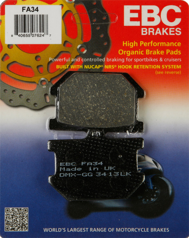 Ebc - Brake Pads - FA34