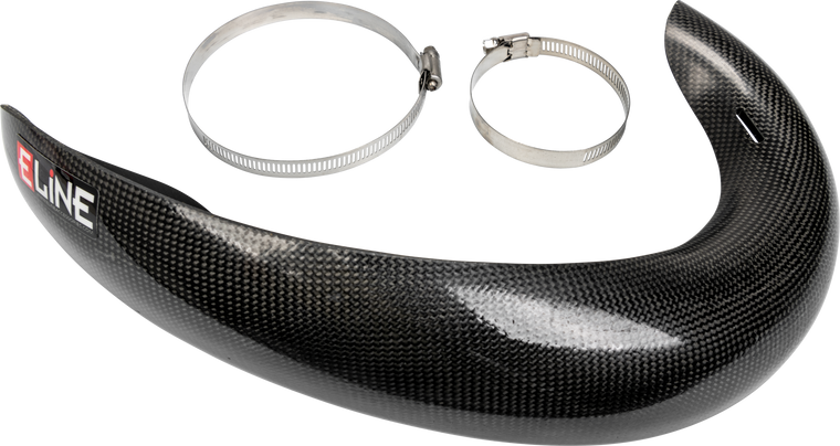 E-line Accessories - Carbon Fiber Pipe Guards Hon/kaw/ktm/yam - HPGH70