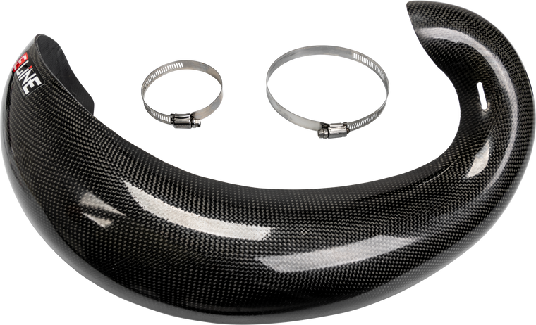 E-line Accessories - Carbon Fiber Pipe Guards Hon/kaw/ktm/yam - HPG006