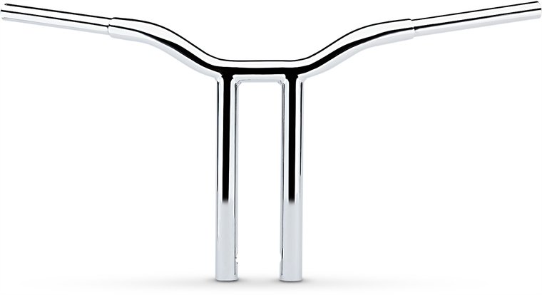 La Choppers - Handlebar - Kage Fighter - One Piece - 14" - Chrome - Kage Fighter Welded Straight-Riser Handlebar - LA-7337-14