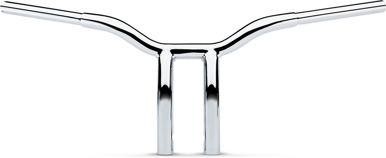 La Choppers - Handlebar - Kage Fighter - One Piece - Bent - 10" - Chrome - Kage Fighter Welded Bent-Riser Handlebar - LA-7338-10