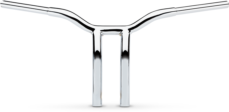 La Choppers - Handlebar - Kage Fighter - One Piece - Bent - 12" - Chrome - Kage Fighter Welded Bent-Riser Handlebar - LA-7338-12