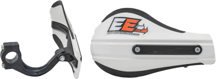 Enduro Engineering - Composite Mnt Roost Deflectors White W/mounting Hardware - 53-220