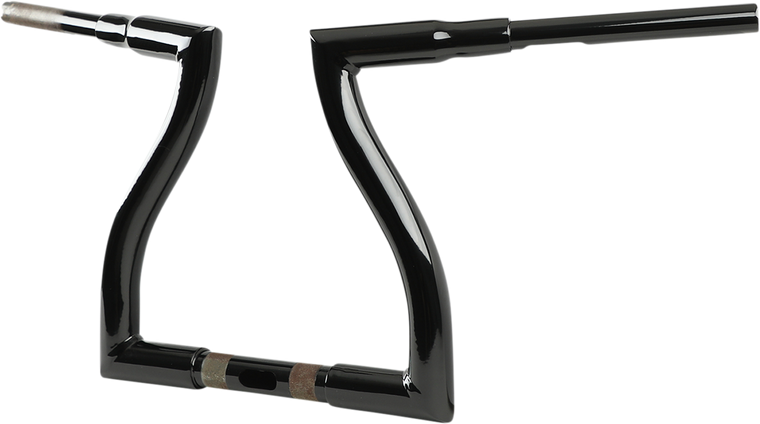 La Choppers - Handlebar - Thresher - 12" - Black - Thresher Handlebar - LA-7317-12B