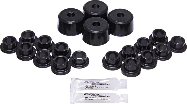 Energy Susp. - Shock Bushing Kit Black Pol - 70.7001G