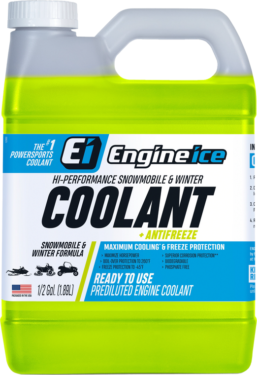 Engine Ice - Hi-performance Snowmobile/wntr Coolant + Antifreeze 1/2 Gal - 12557 1/2 GAL