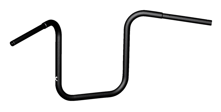 Burly Brand - Handlebar - Ape Hanger - 12" - Rebel 1100 - Ape Hanger Handlebar - B12-1700TFB