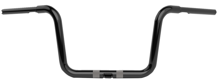 La Choppers - Handlebar - Twin Round - 10" - Black - Twin Round Handlebar - LA-7324-10B