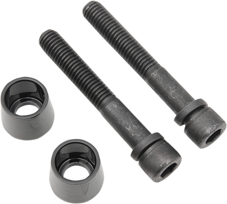 La Choppers - Bolt and Cone - Riser - Black - Handlebar Riser Bolt Cone Kit - LA-7412-02B