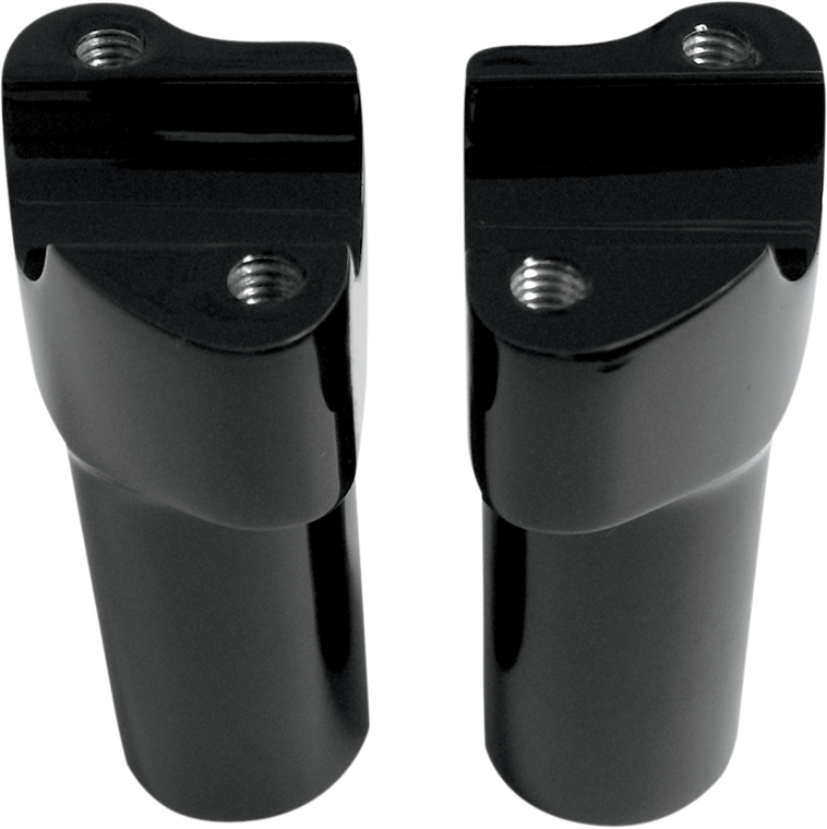 Drag Specialties - Risers - Buffalo - 3" - Black - Buffalo Billet Aluminum Handlebar Riser - 0602-0351