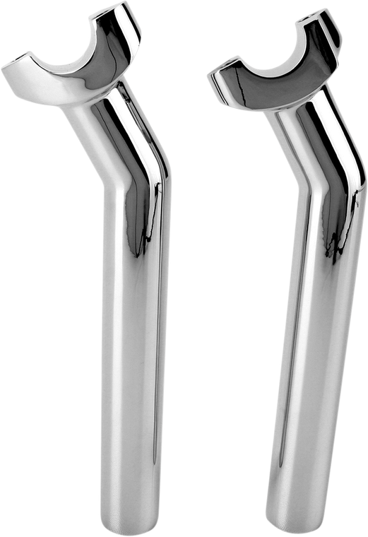Drag Specialties - Risers - Pullback - 8-1/2" - Chrome - Forged Aluminum Handlebar Riser - 241604