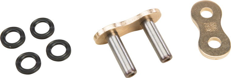 Fire Power - X-ring Rivet Master Link 525 Gold - 525FPX-MLJ/G