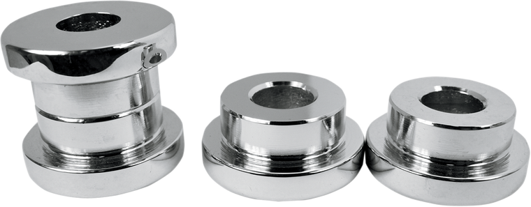 La Choppers - Riser Bushings - Solid - Chrome - Solid Handlebar Riser Bushing - LA-7400-50