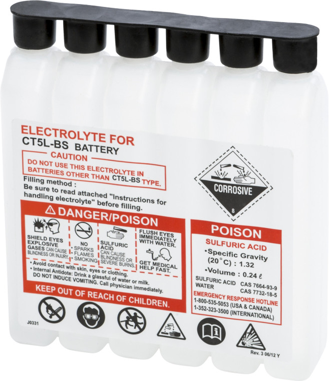 Fire Power - Sealed Battery Electrolyte Pack 240cc - 240CC CTX
