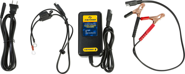 Fire Power - 12v / 2 Amp Battery Charger - HBC-LF0201
