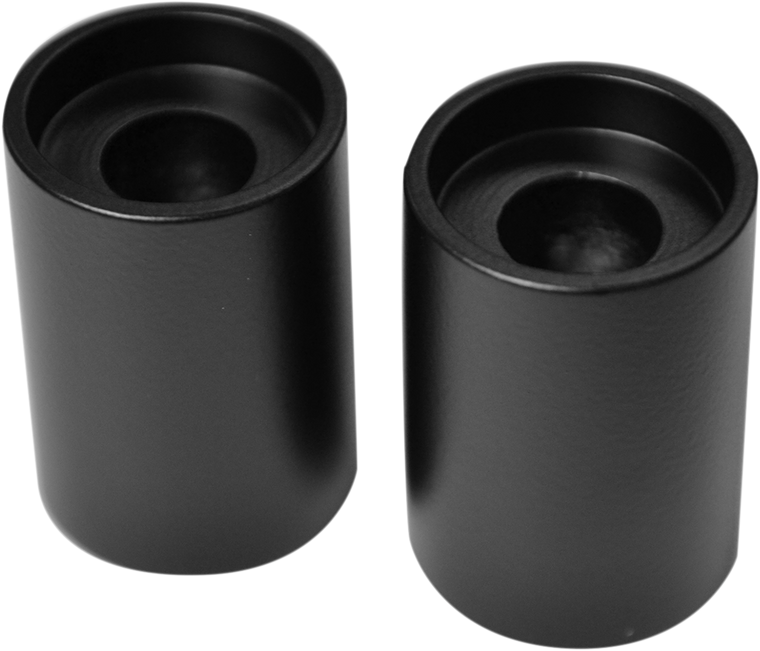 La Choppers - Riser Extensions - 1-1/2" - Flat Black - Handlebar Riser Extension - LA-7413-02M